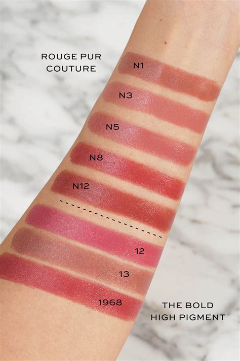 ysl rouge pur couture 26 swatch|YSL rouge pur couture lipstick.